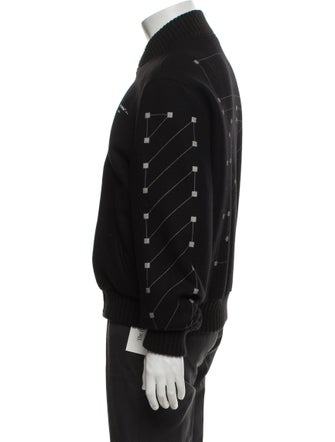 Off-White Virgin Wool Bomber Jacket
