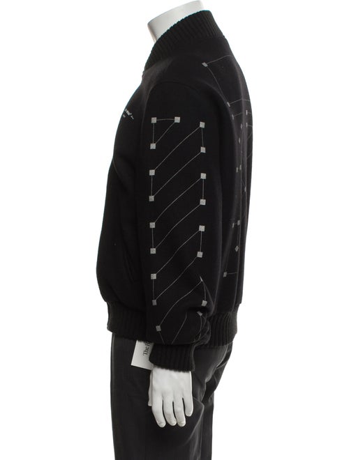 Off-White Virgin Wool Bomber Jacket