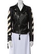Off-White Leather Biker Jacket