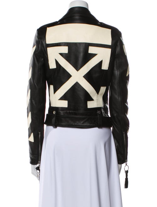 Off-White Leather Biker Jacket