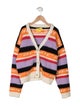 Off-White Girls Stripe Logo Knit Cardigan
