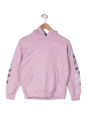 Off-White Girls Marble Arrows Hooded Sweatshirt
