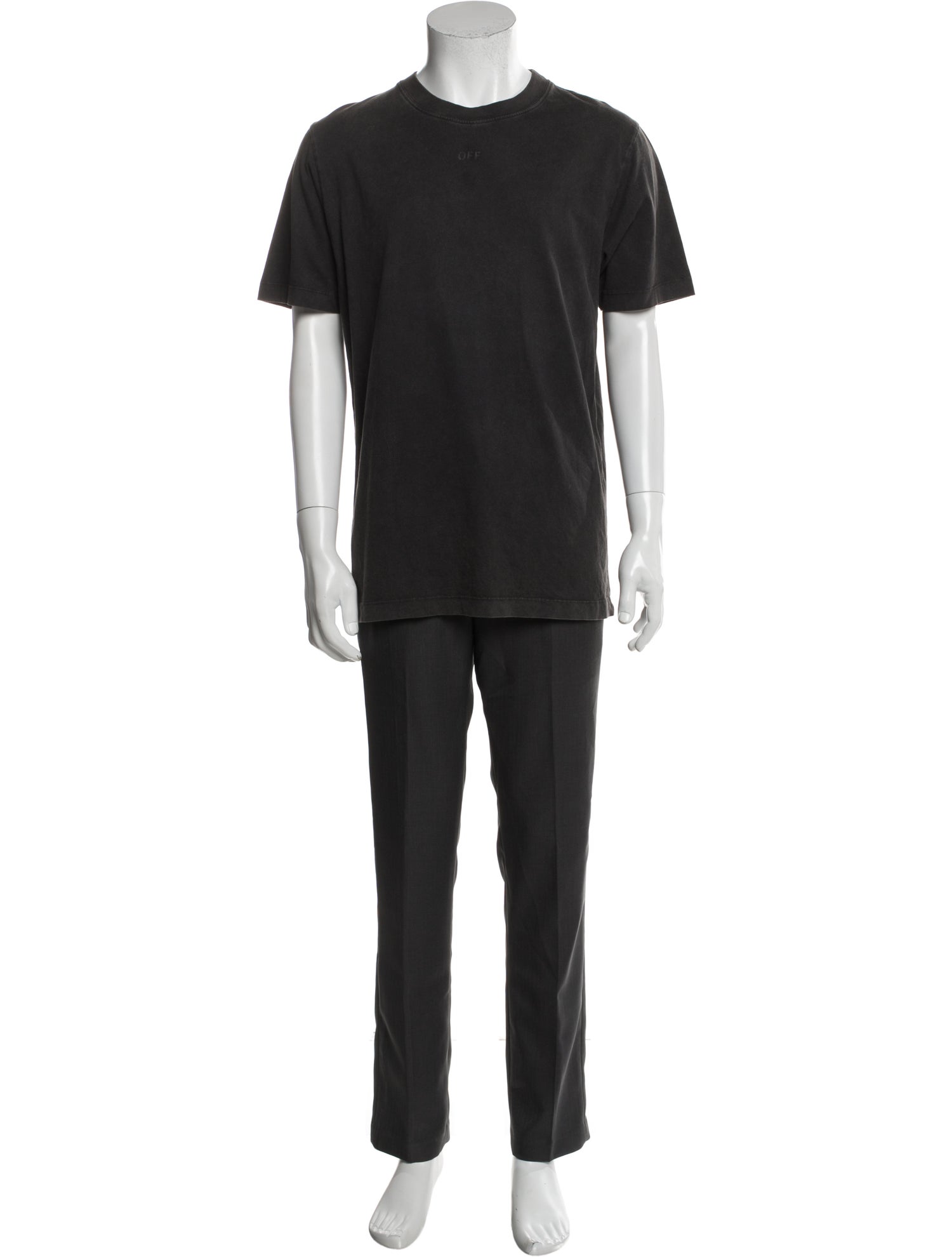 Off-White Crew Neck Short Sleeve T-Shirt