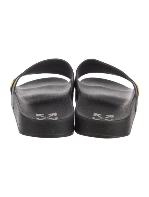 Off-White Rubber Graphic Print Slides