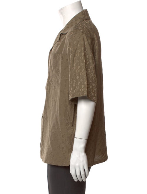 Off-White Printed Short Sleeve Shirt