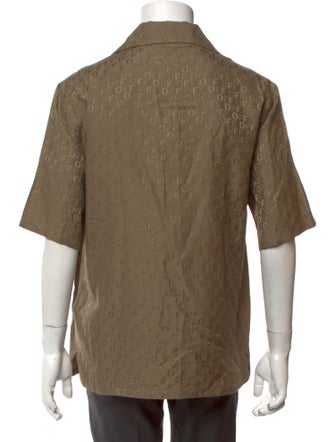 Off-White Printed Short Sleeve Shirt