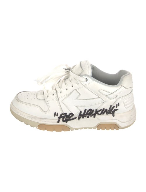 Off-White Leather Sneakers