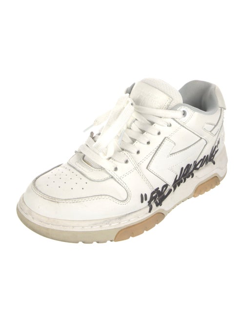 Off-White Leather Sneakers