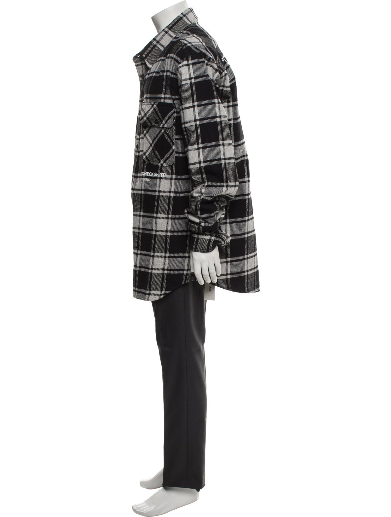 Off-White 2018 Plaid Print Shirt