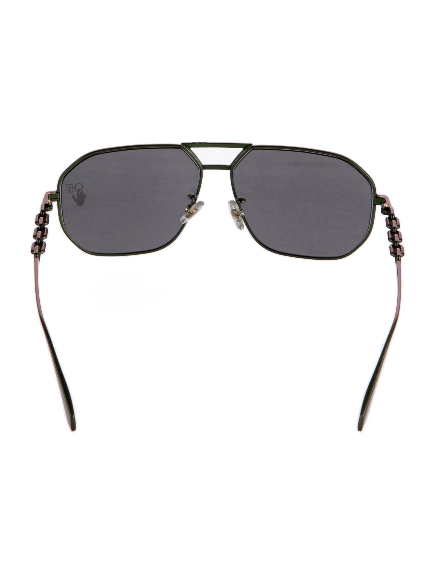 Off-White Aviator Tinted Sunglasses