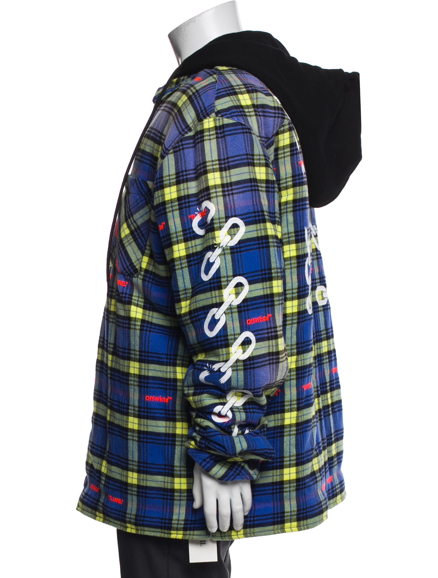 Off-White 2022 Plaid Print Windbreaker