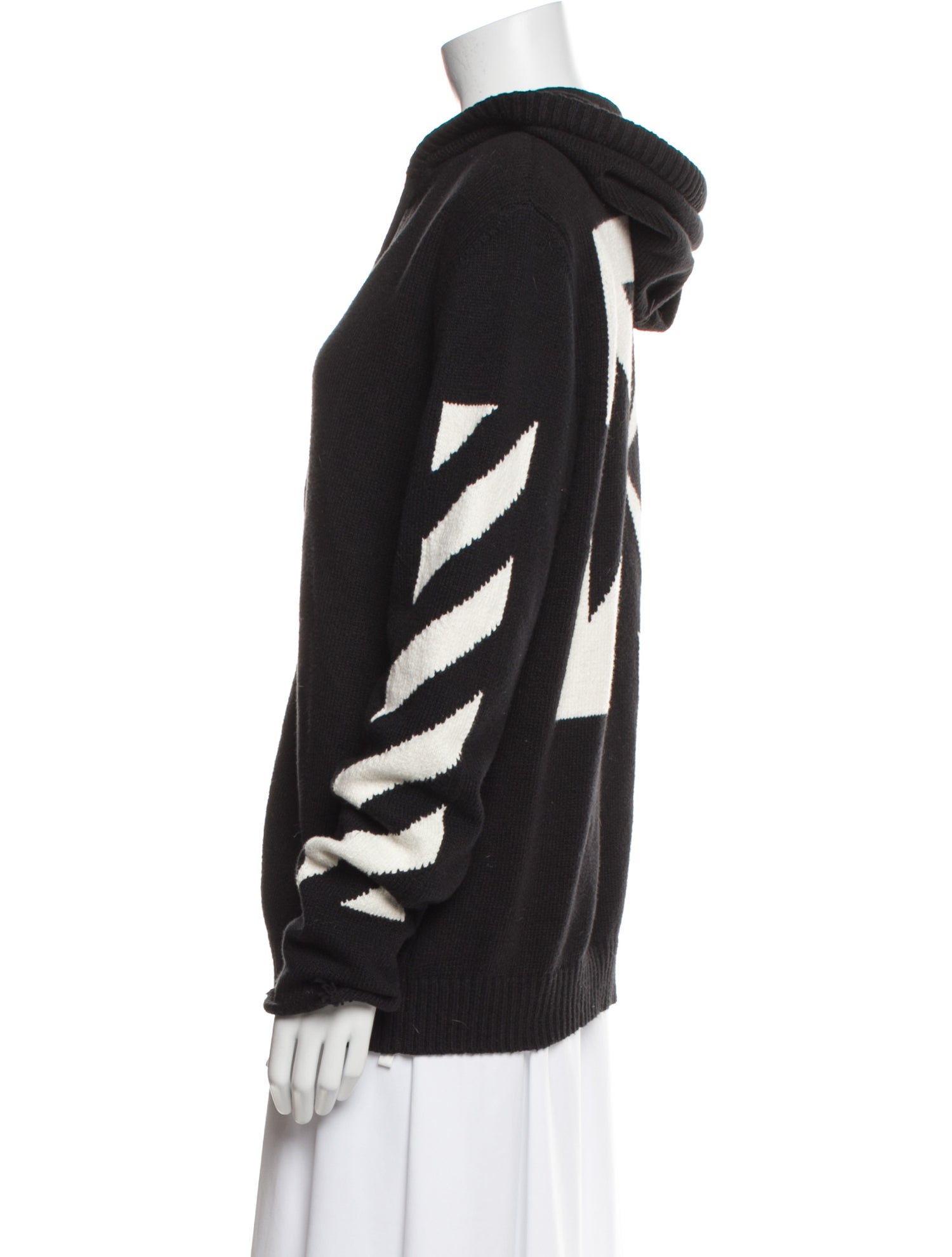 Off-White Crew Neck Long Sleeve Hoodie