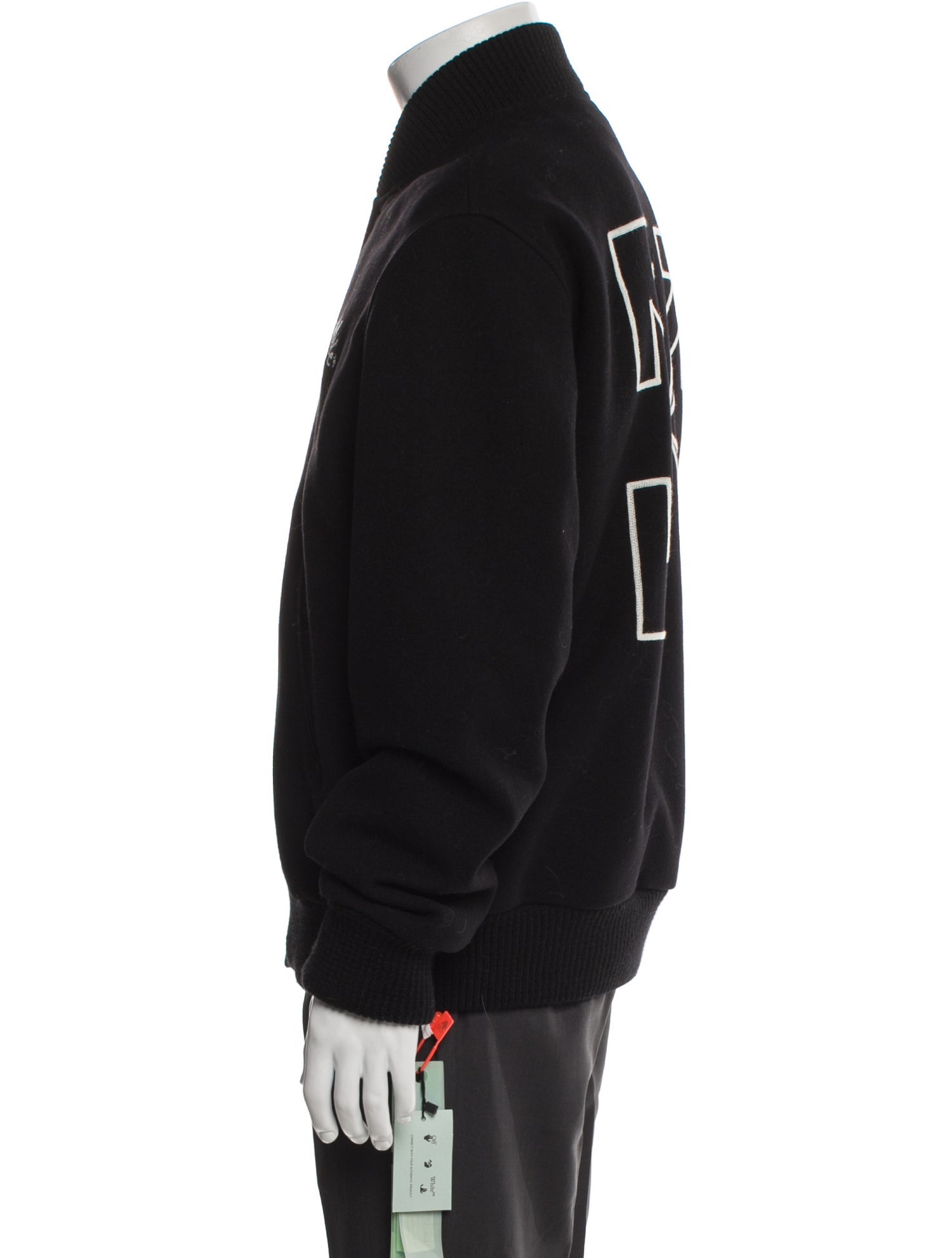 Off-White 2020 Virgin Wool Varsity Jacket