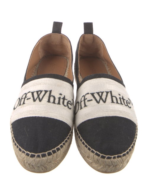 Off-White Canvas Printed Espadrilles