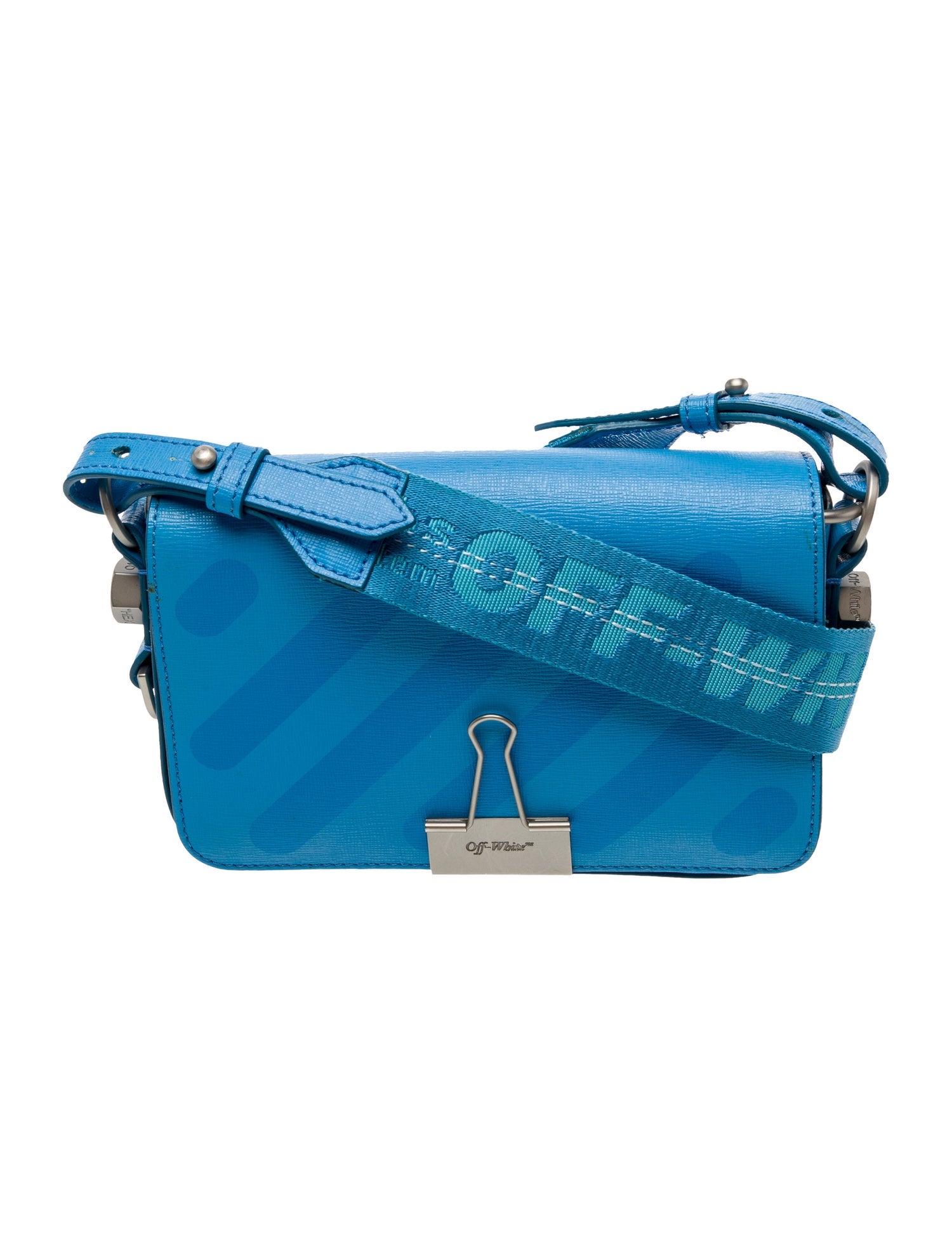 Off-White Saffiano Leather Crossbody Bag