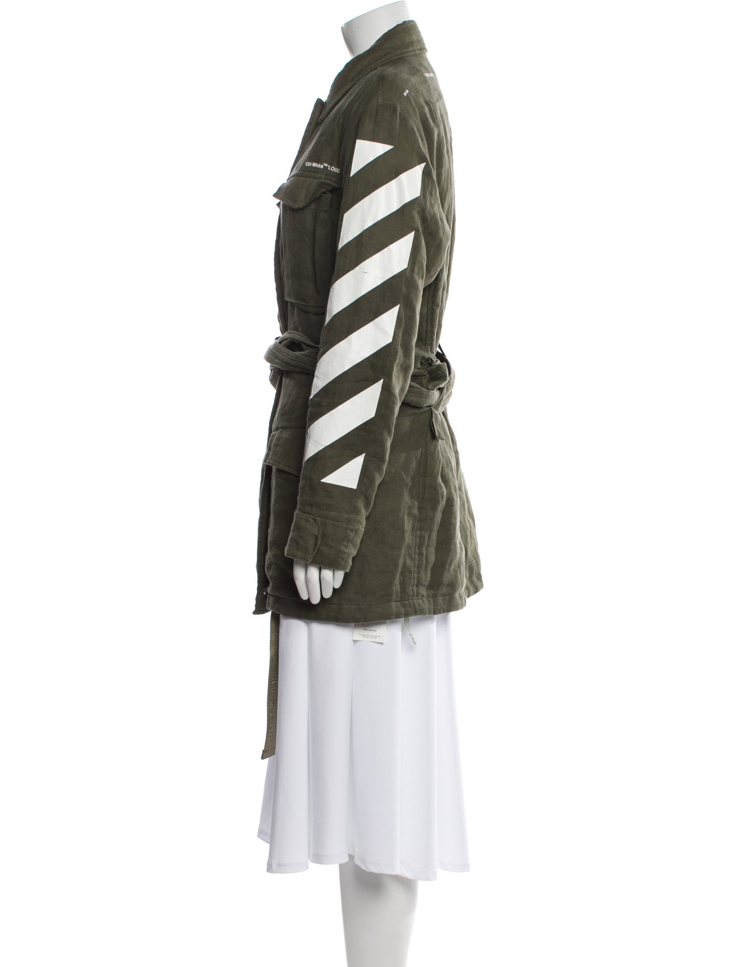 Off-White 2018 Diagonals Military Coat