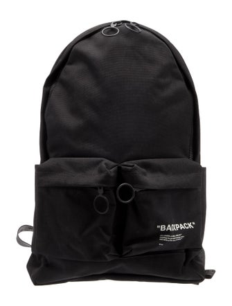 Off-White Canvas Backpack