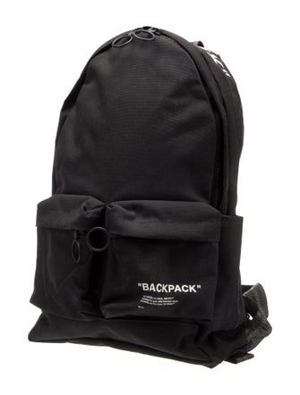 Off-White Canvas Backpack