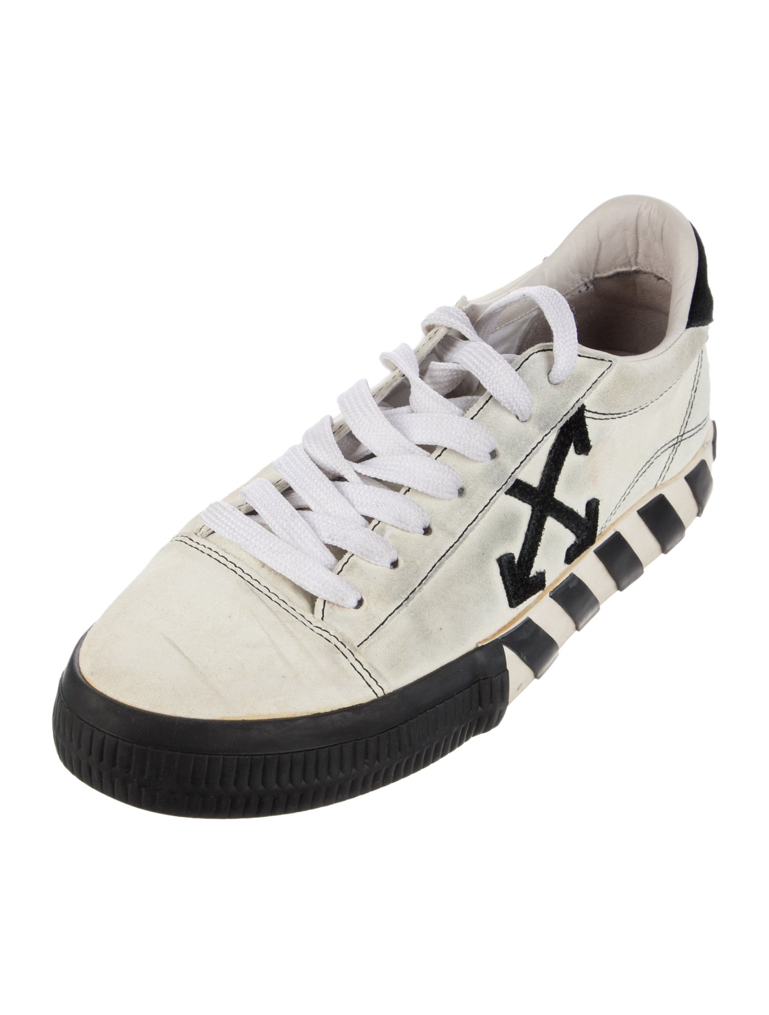 Off-White Suede Printed Sneakers