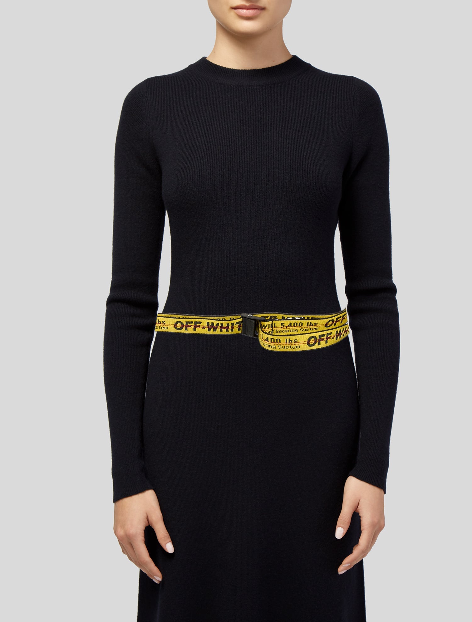 Off-White 2019 Mini Industrial 'Yellow' Belt