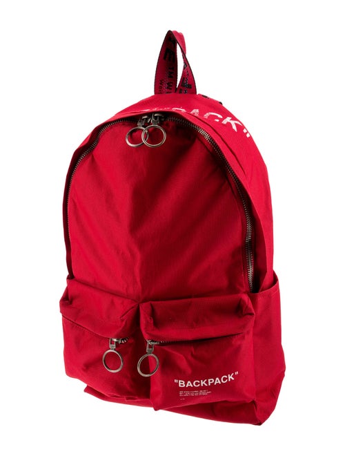 Off-White Canvas Backpack