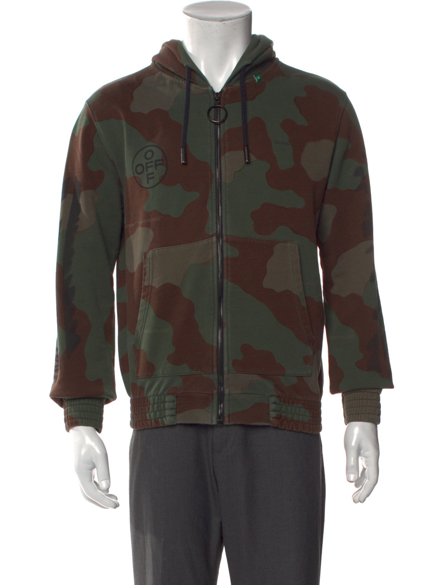 Off-White 2019 Camo Arrows Hoodie