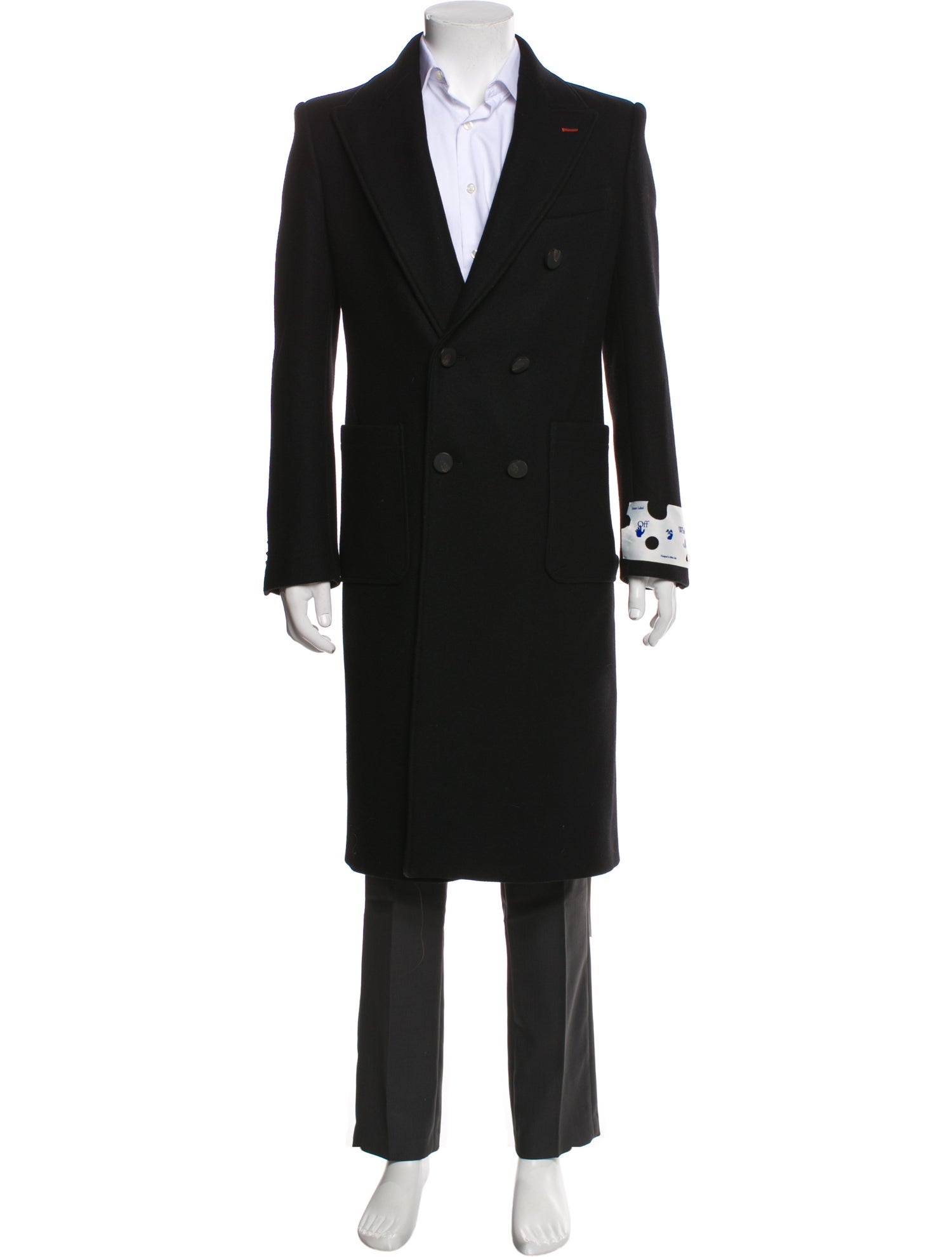 Off-White 2020 Virgin Wool Overcoat