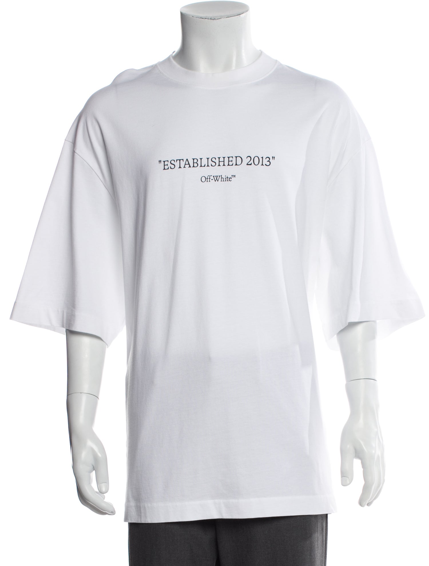 Off-White Graphic Print Crew Neck T-Shirt