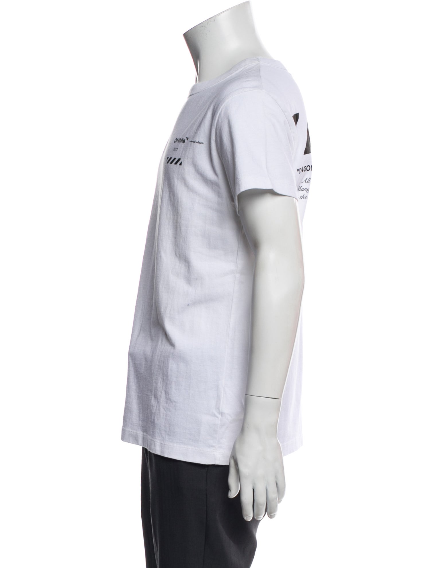 Off-White 2018 Graphic Print T-Shirt w/ Tags