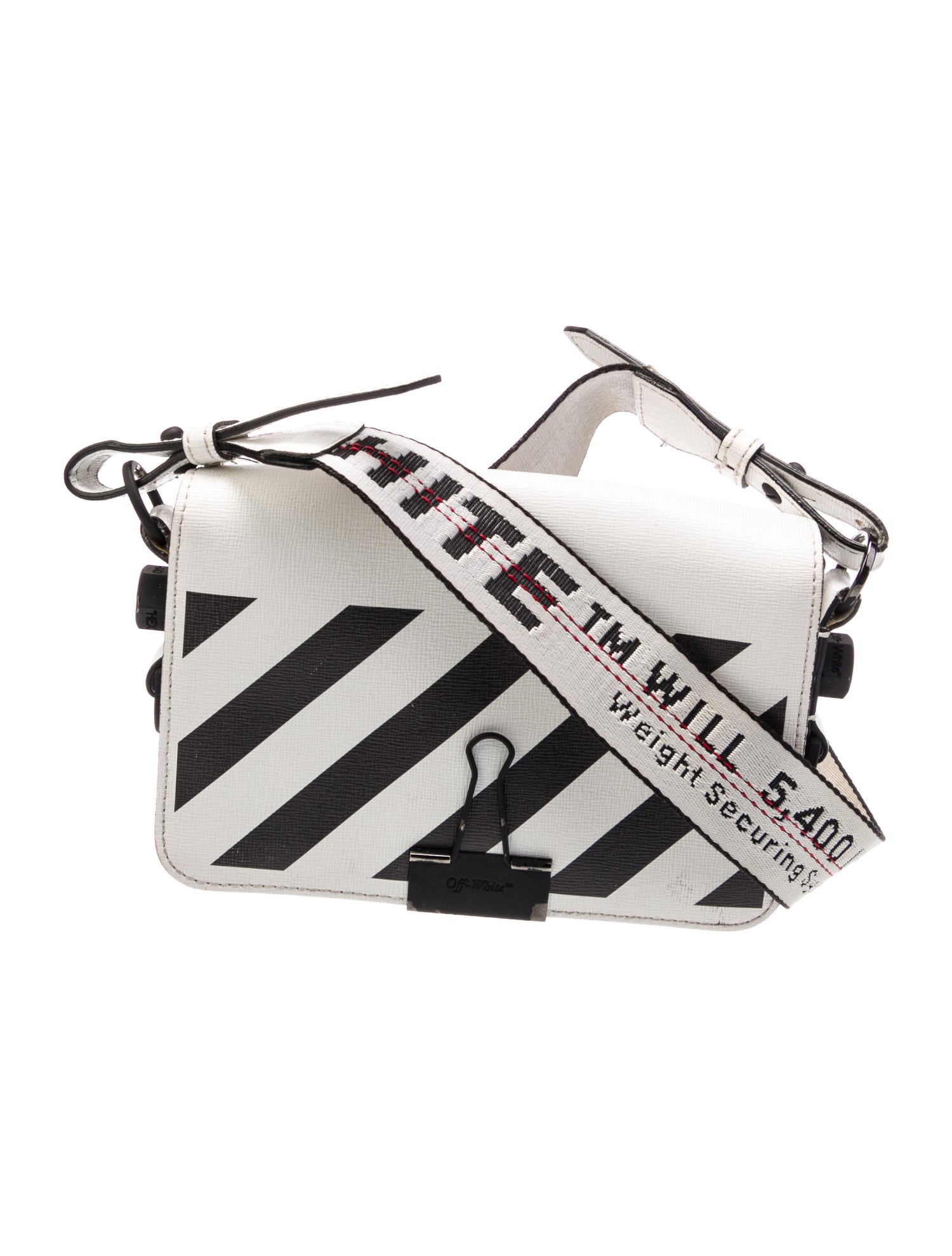 Off-White Leather Crossbody Bag