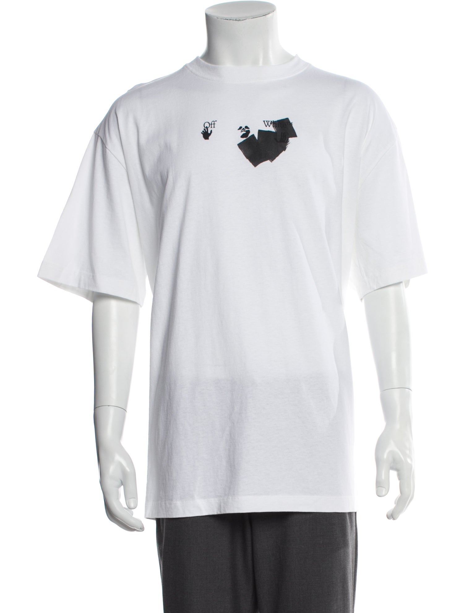 Off-White Graphic Print Crew Neck T-Shirt