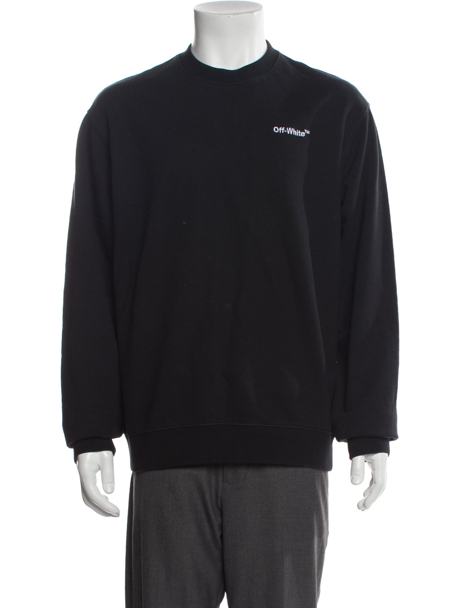 Off-White Graphic Print Crew Neck Sweatshirt