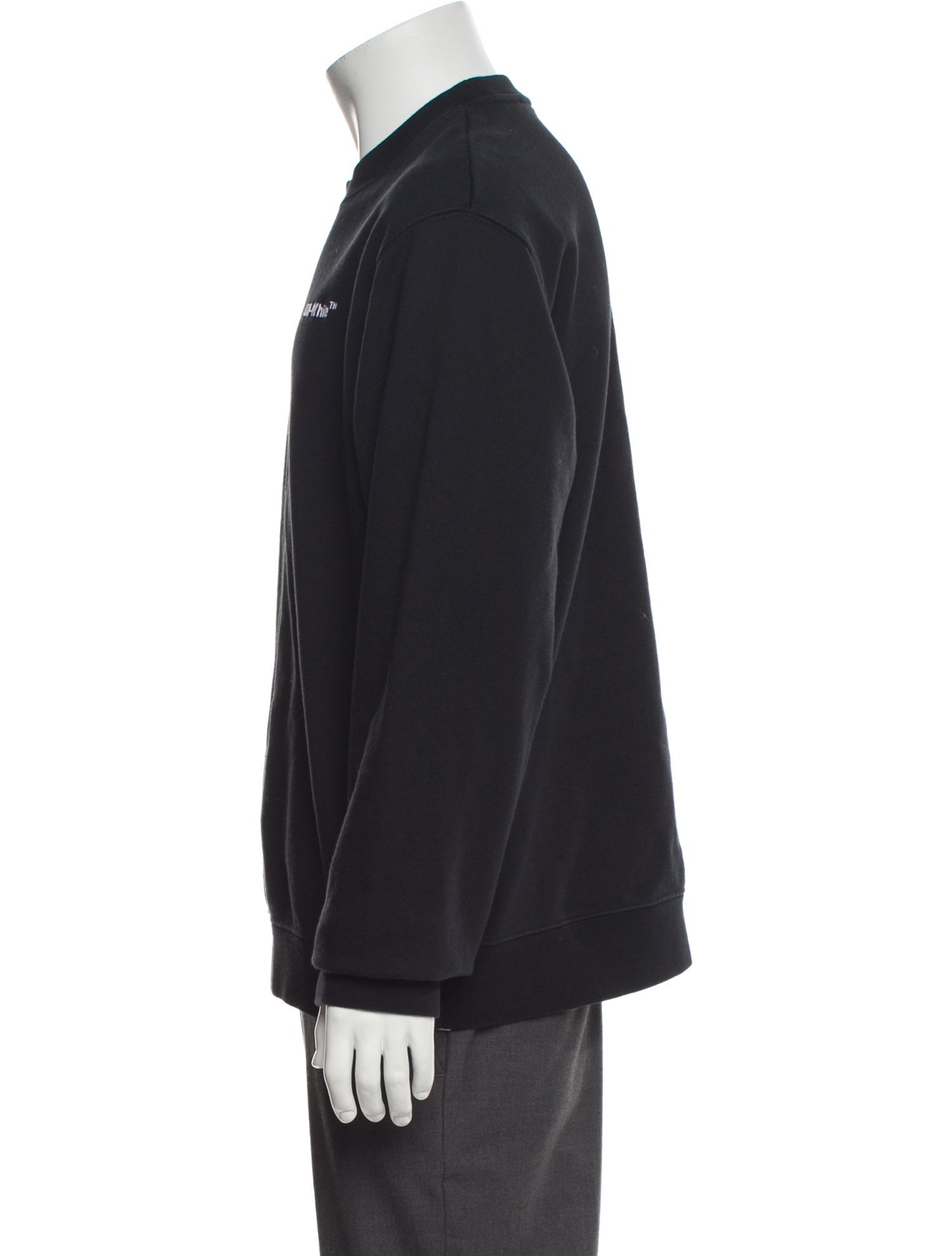 Off-White Graphic Print Crew Neck Sweatshirt