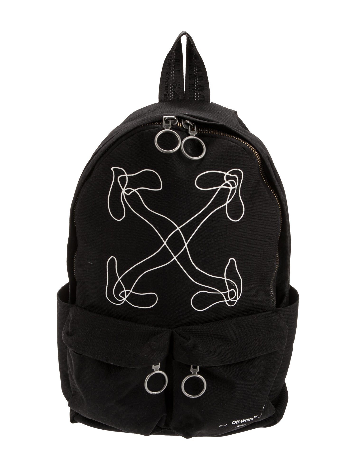 Off-White Canvas Backpack
