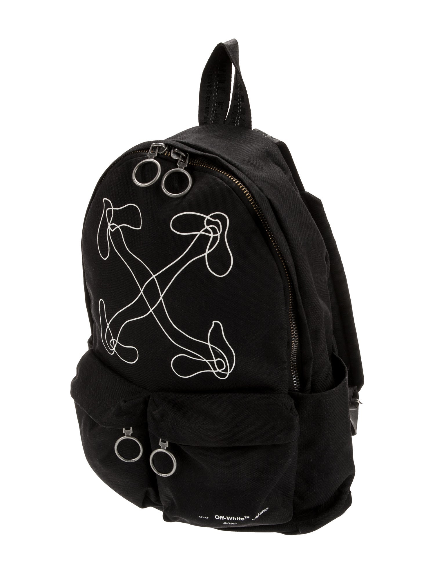 Off-White Canvas Backpack
