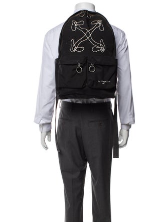 Off-White Canvas Backpack