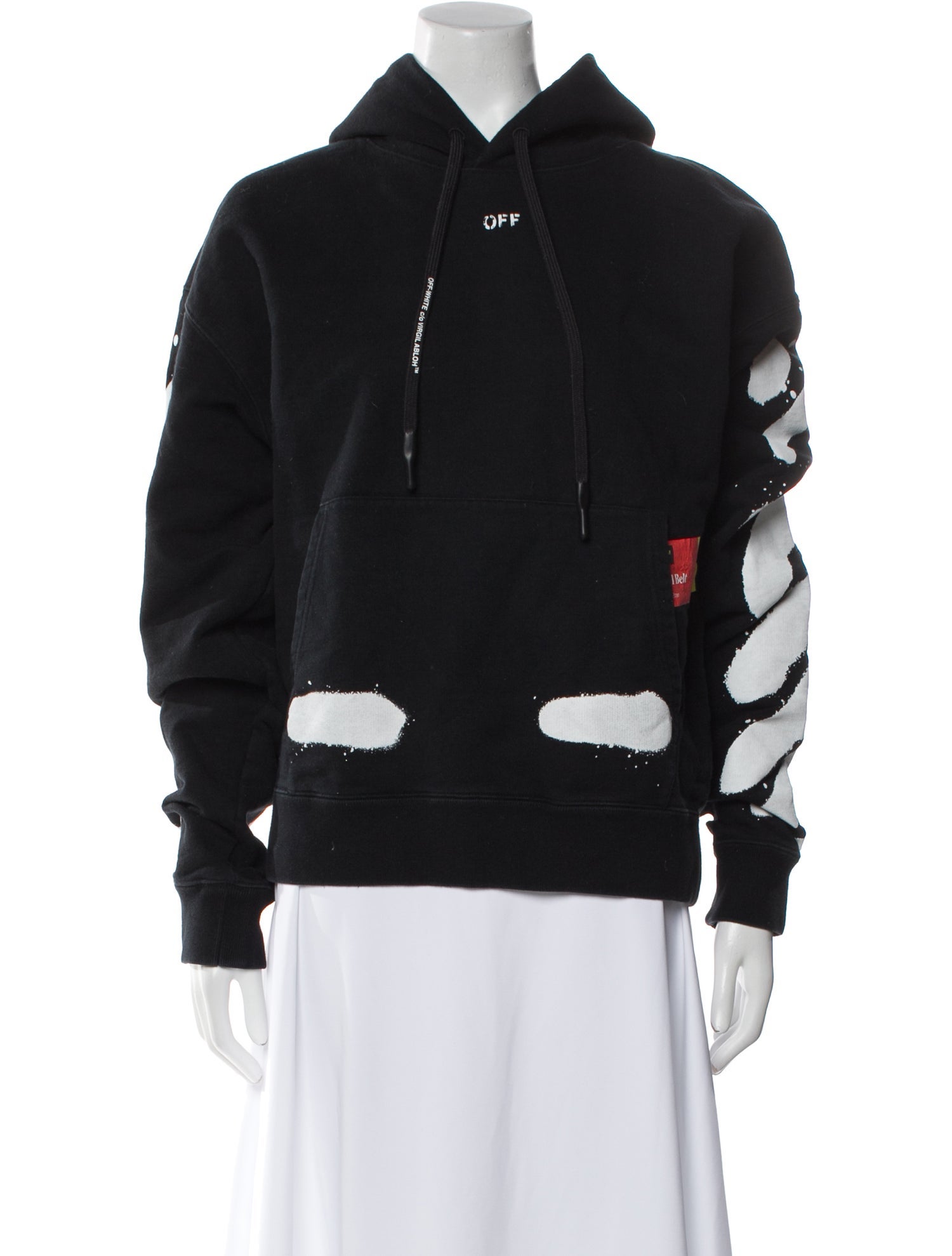 Off-White 2019 Spray Diagonals Hoodie