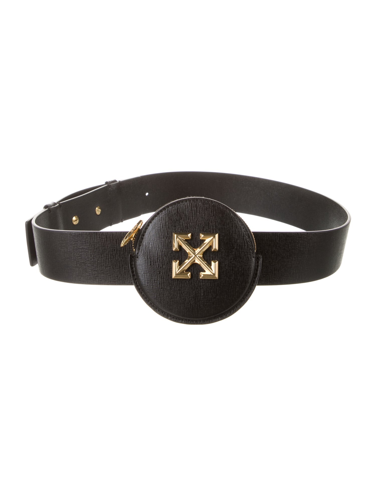 Off-White Coin Purse Skinny Waist Belt