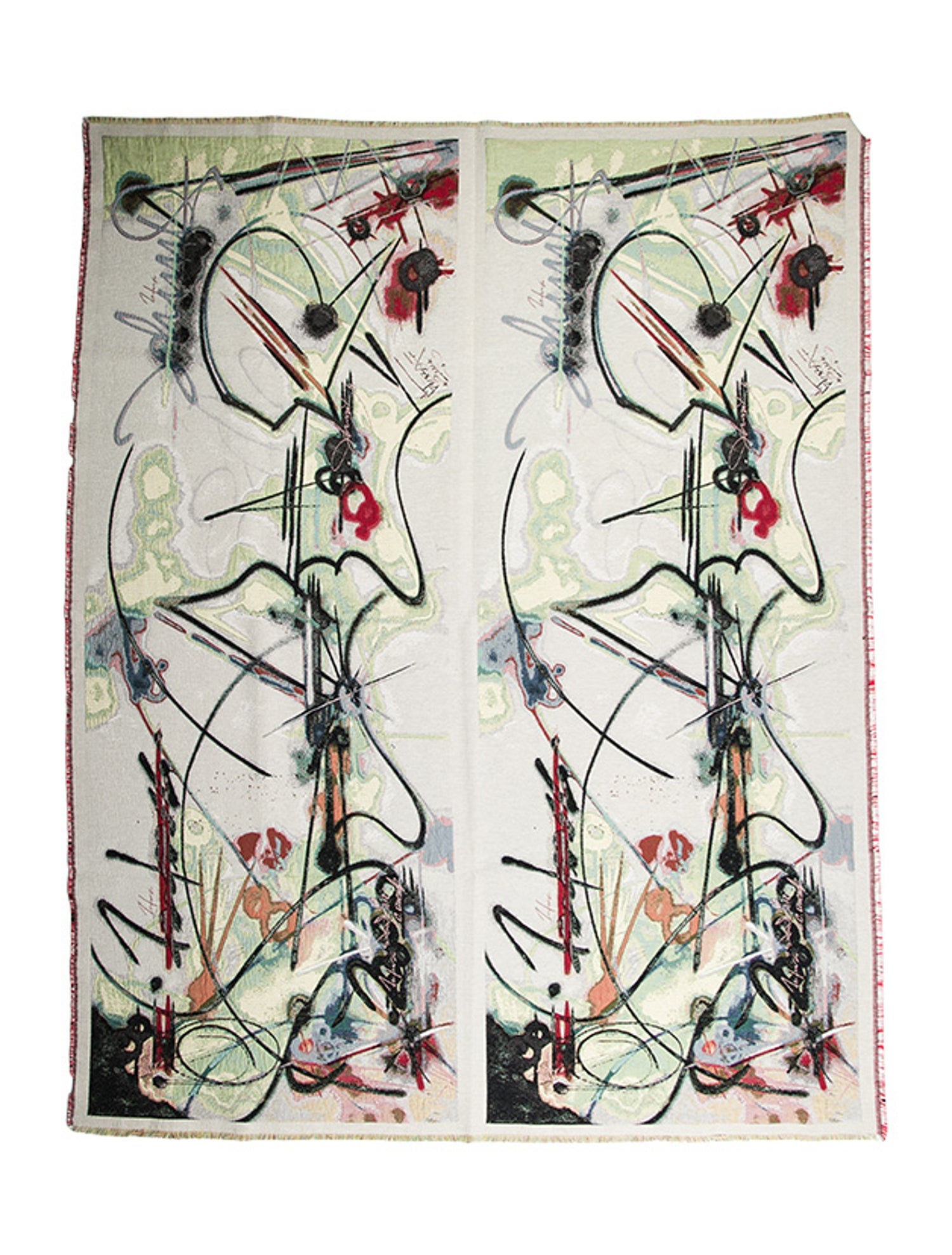 Off-White Futura 2000 Spray Throw Blanket w/ Tags