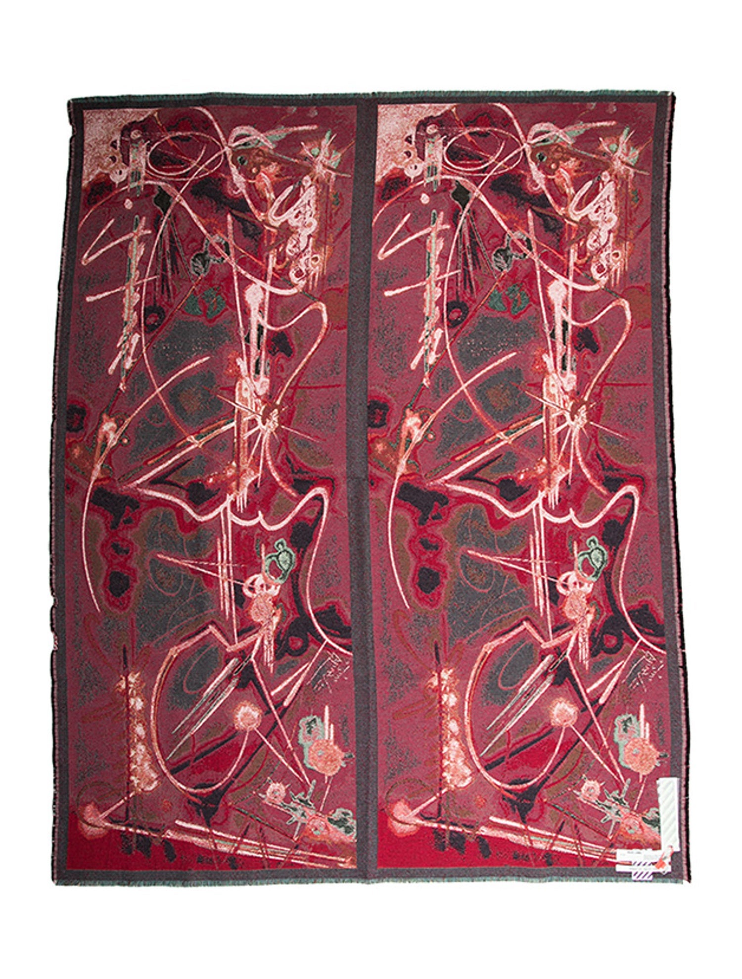 Off-White Futura 2000 Spray Throw Blanket w/ Tags