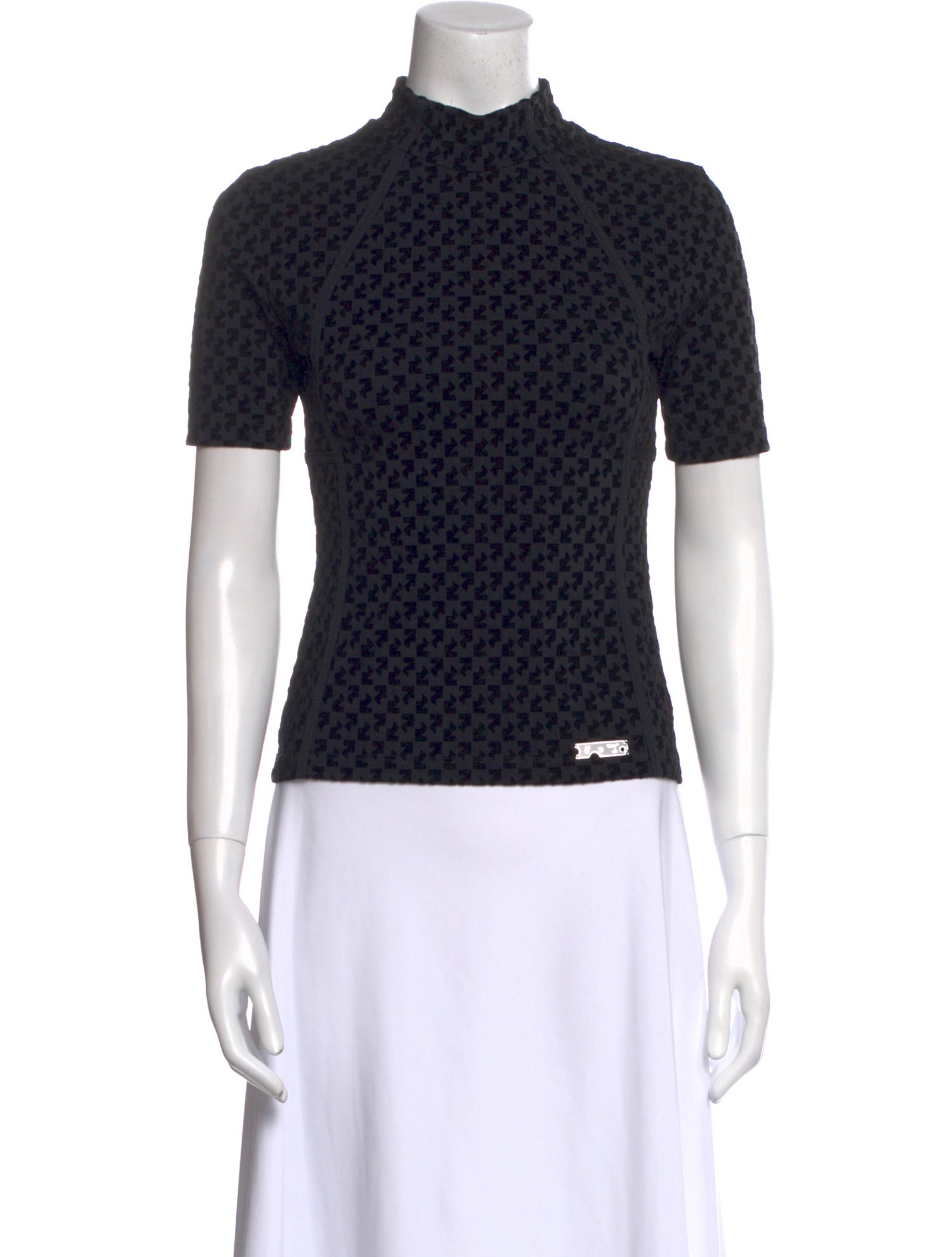 Off-White 2021 Polka Dot Print Polo