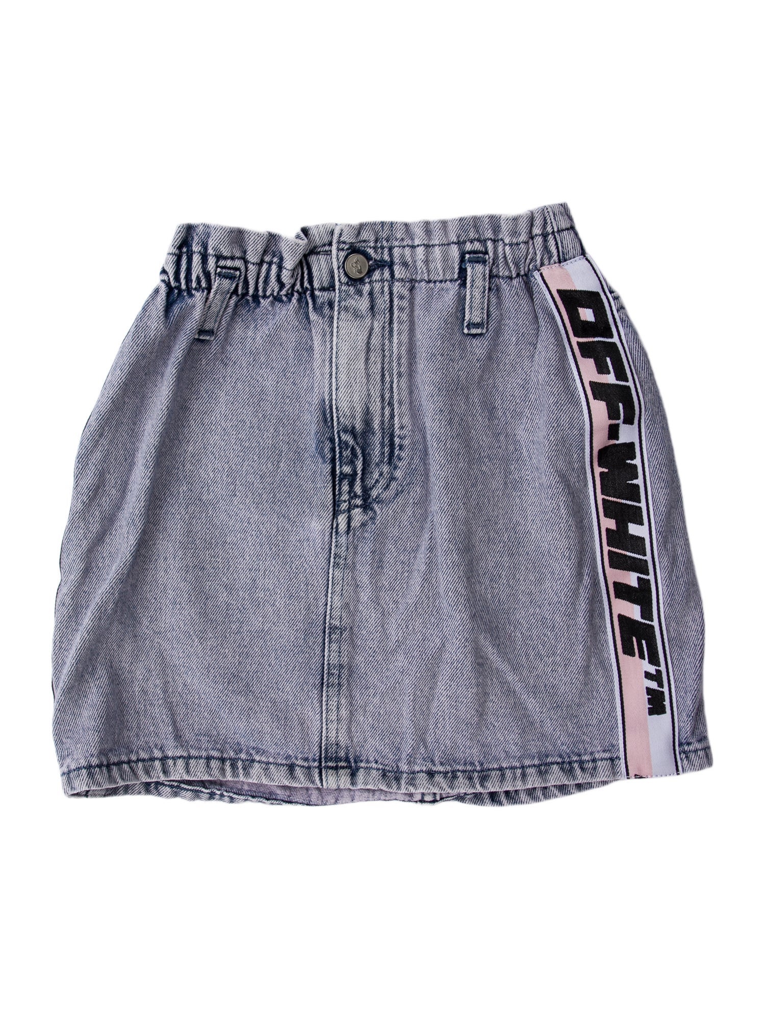 Off-White Girls' Woven Flat Front Skirt