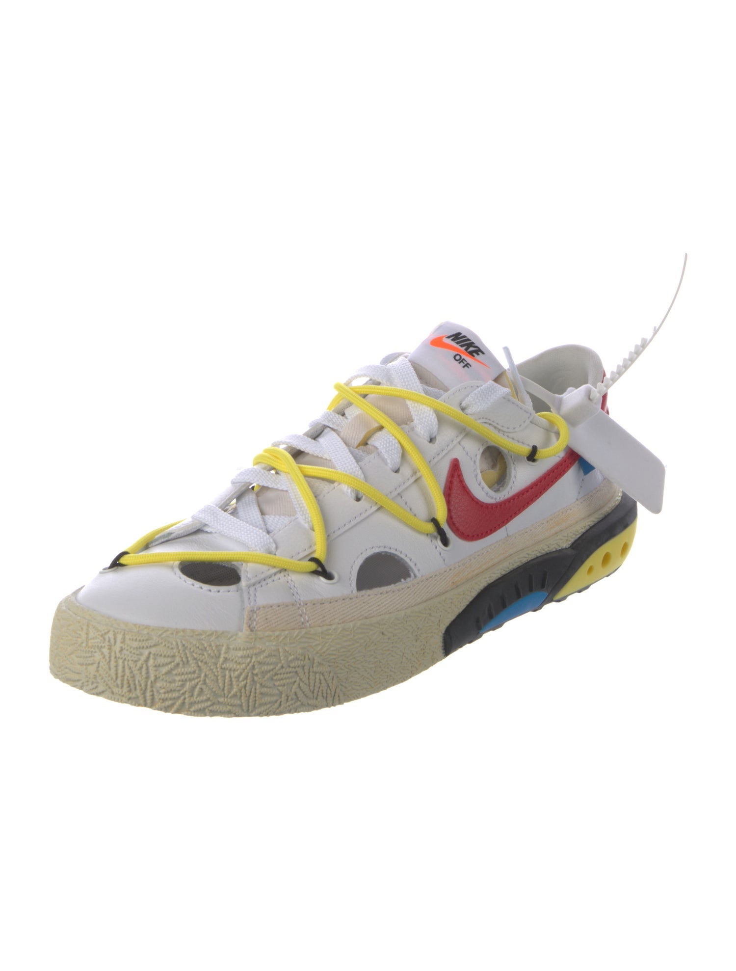 Off-White x Nike Blazer Low 'University Red' Sneakers