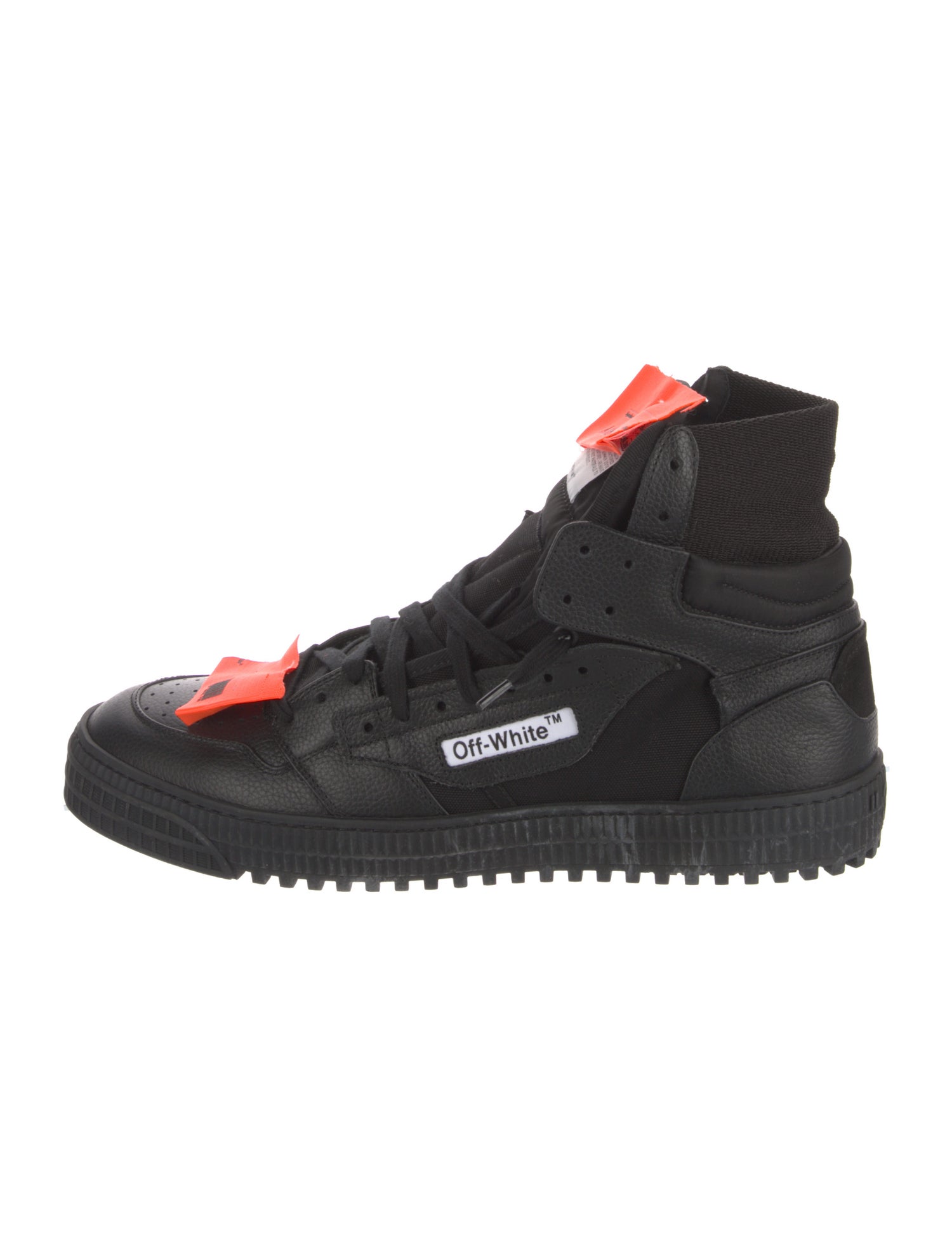 Off-White Leather Sneakers