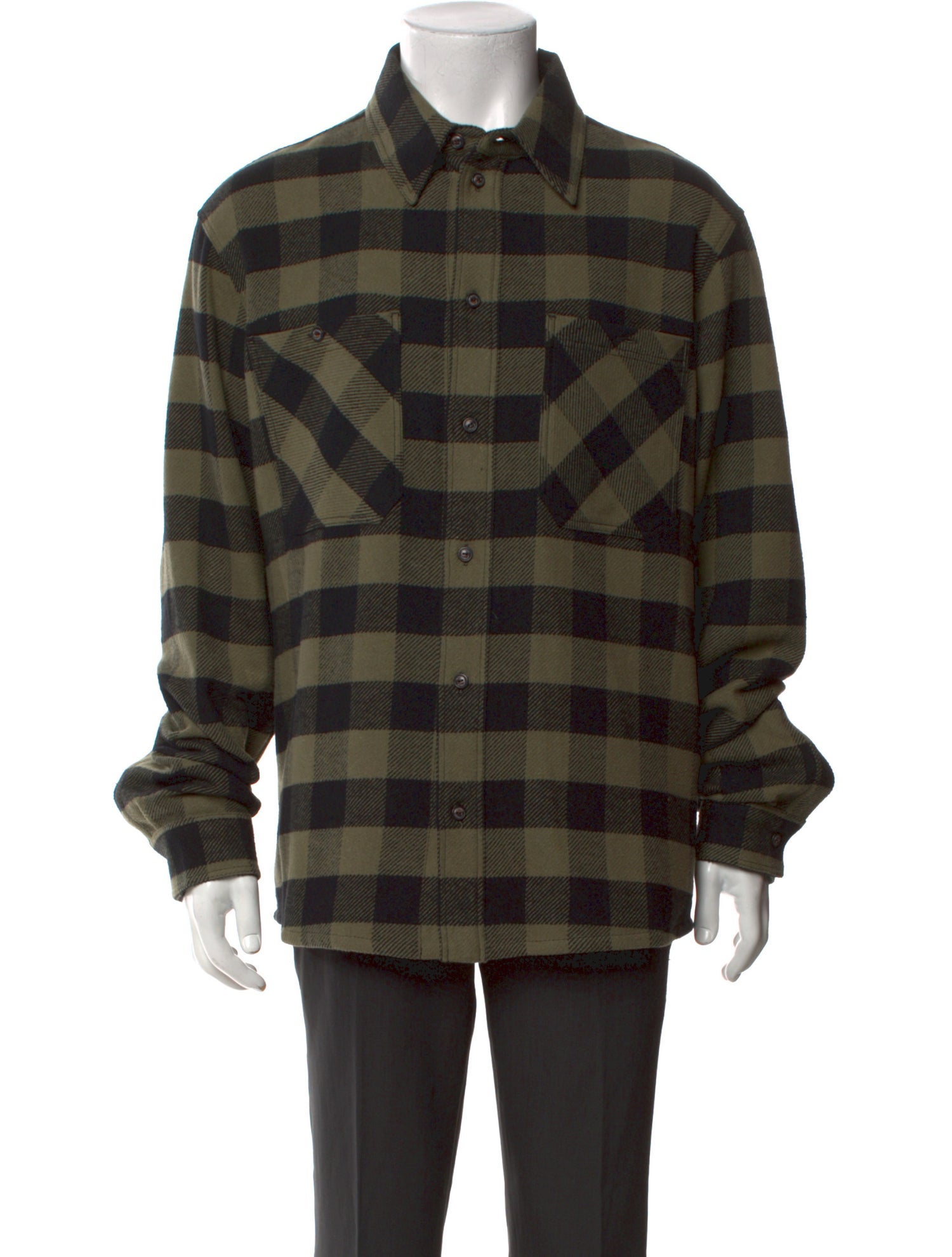 Off-White 2021 Plaid Print Shirt w/ Tags