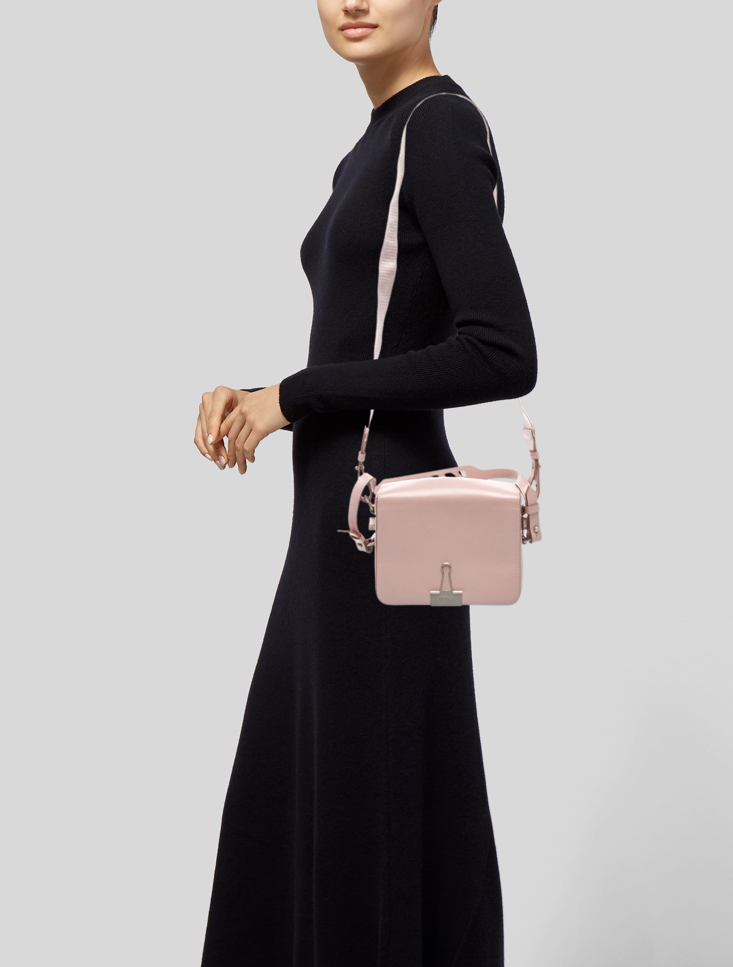 Off-White Leather Shoulder Bag