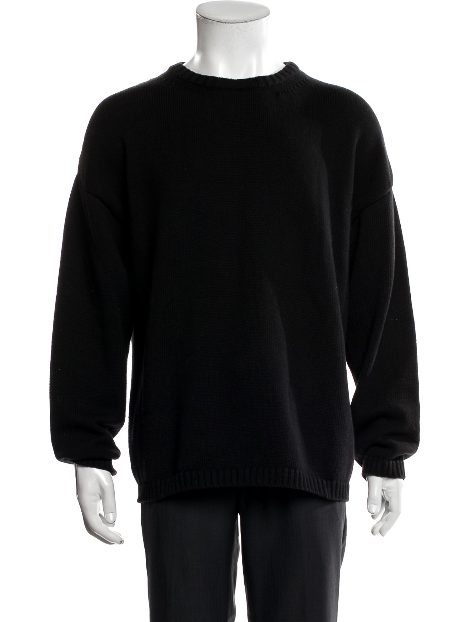 Off-White Mock Neck Sweater