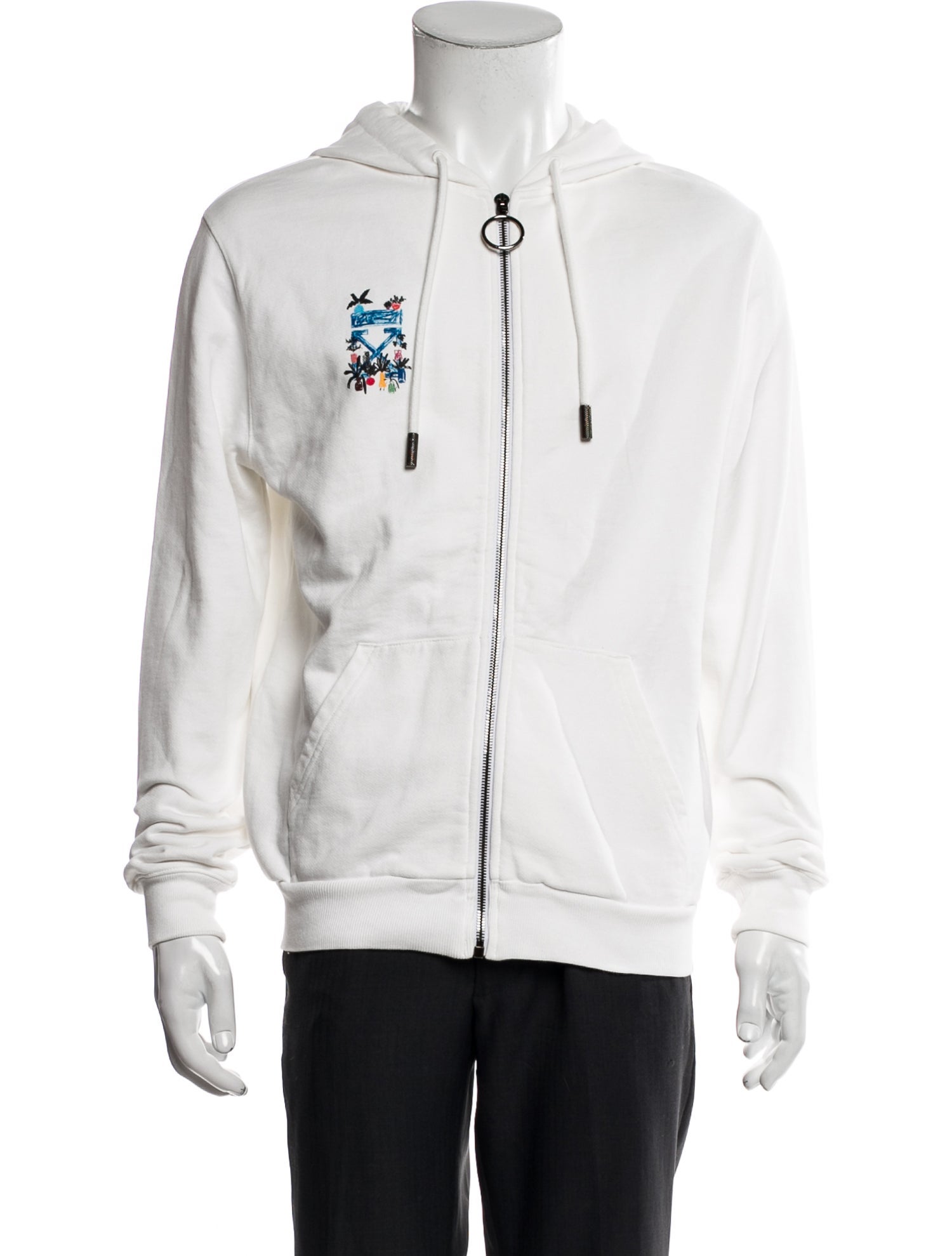 Off-White Crew Neck Long Sleeve Sweatshirt