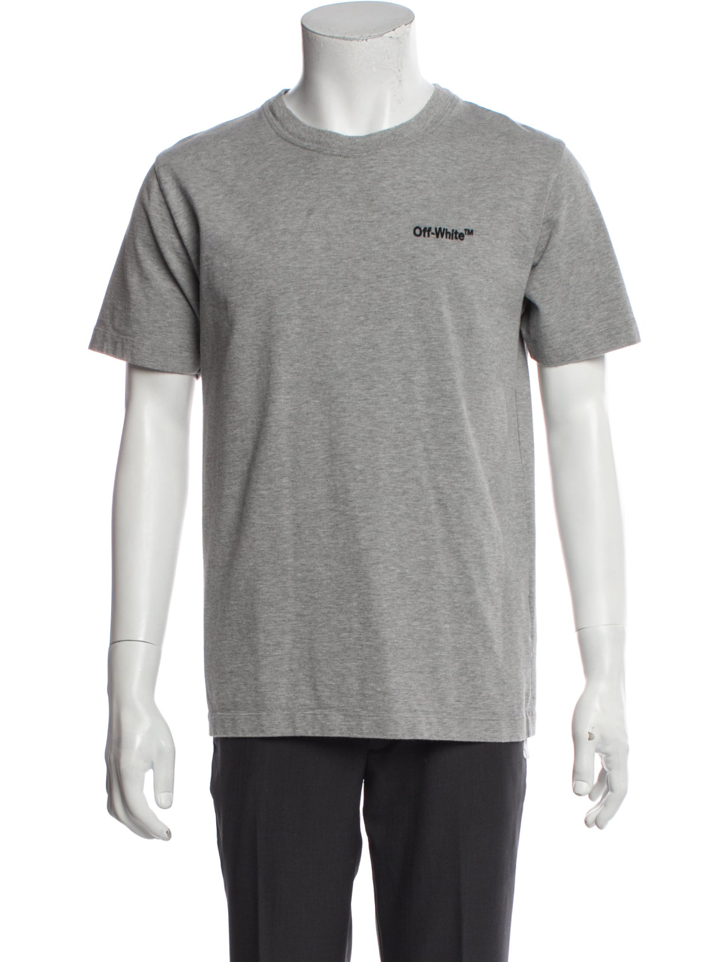 Off-White Graphic Print Crew Neck T-Shirt