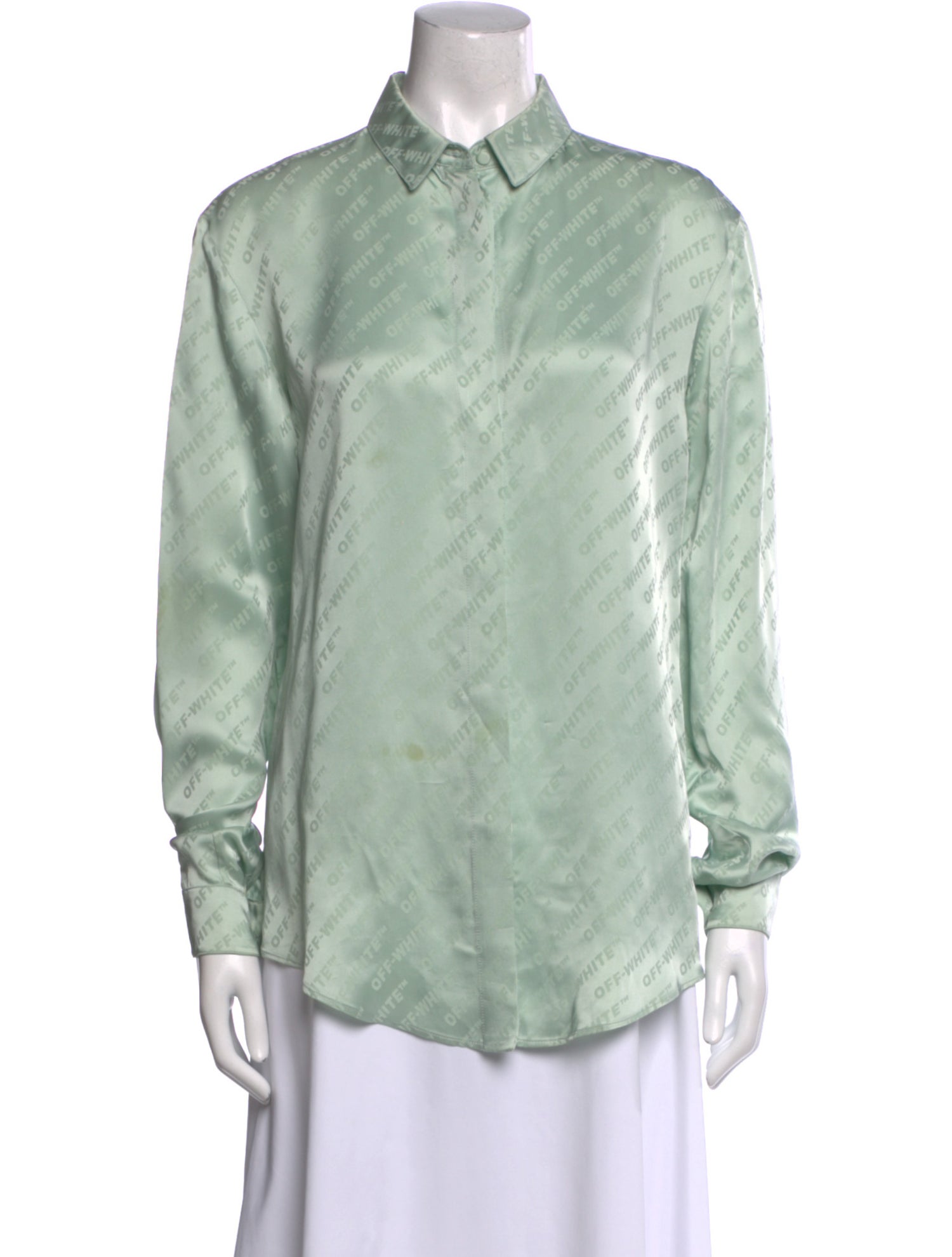 Off-White 2019 Printed Button-Up Top